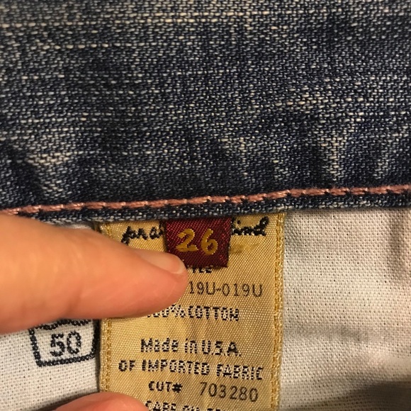 7 for all Mankind Jeans Crop Dojo sz 26 - Picture 5 of 7